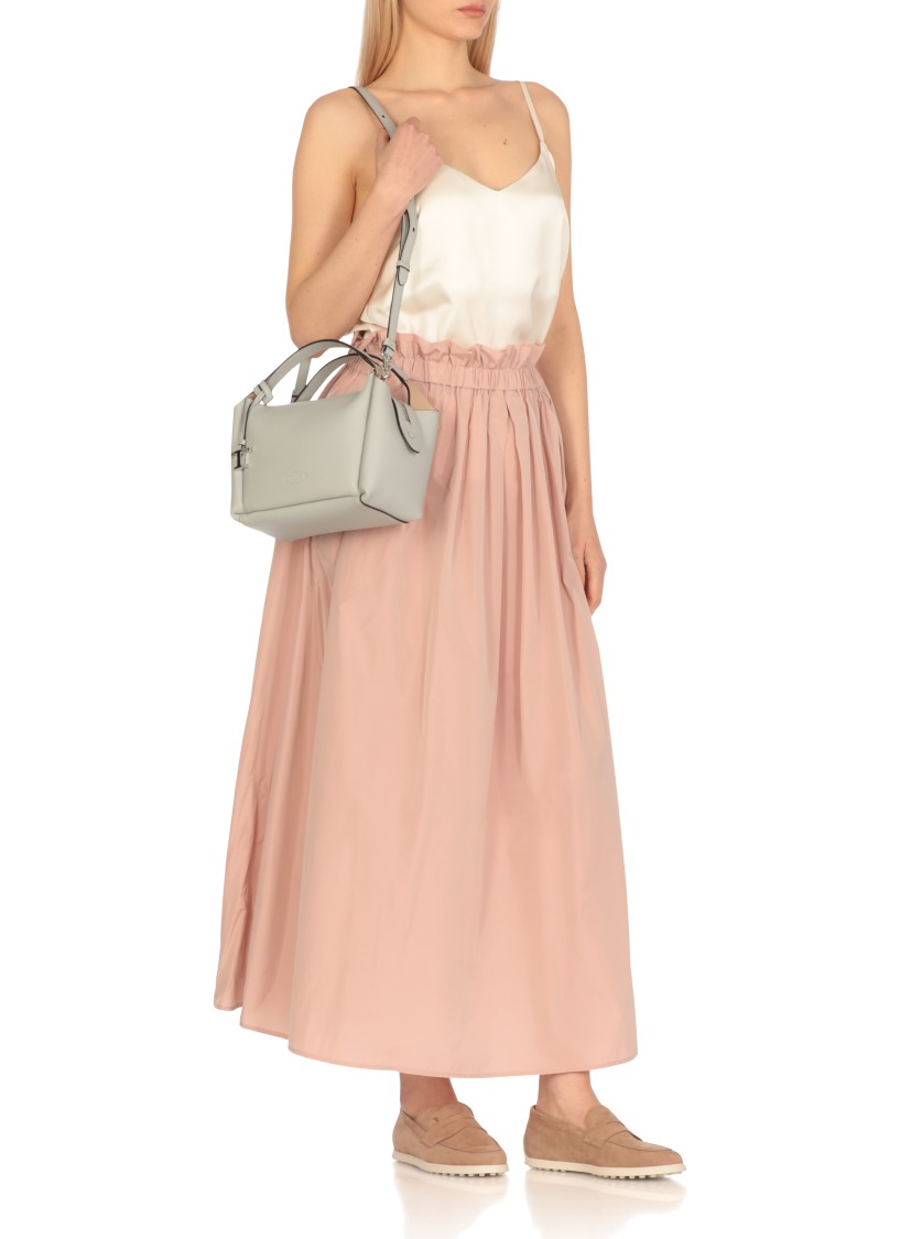 Shop Tod's Light Blue Leather Hand Bag