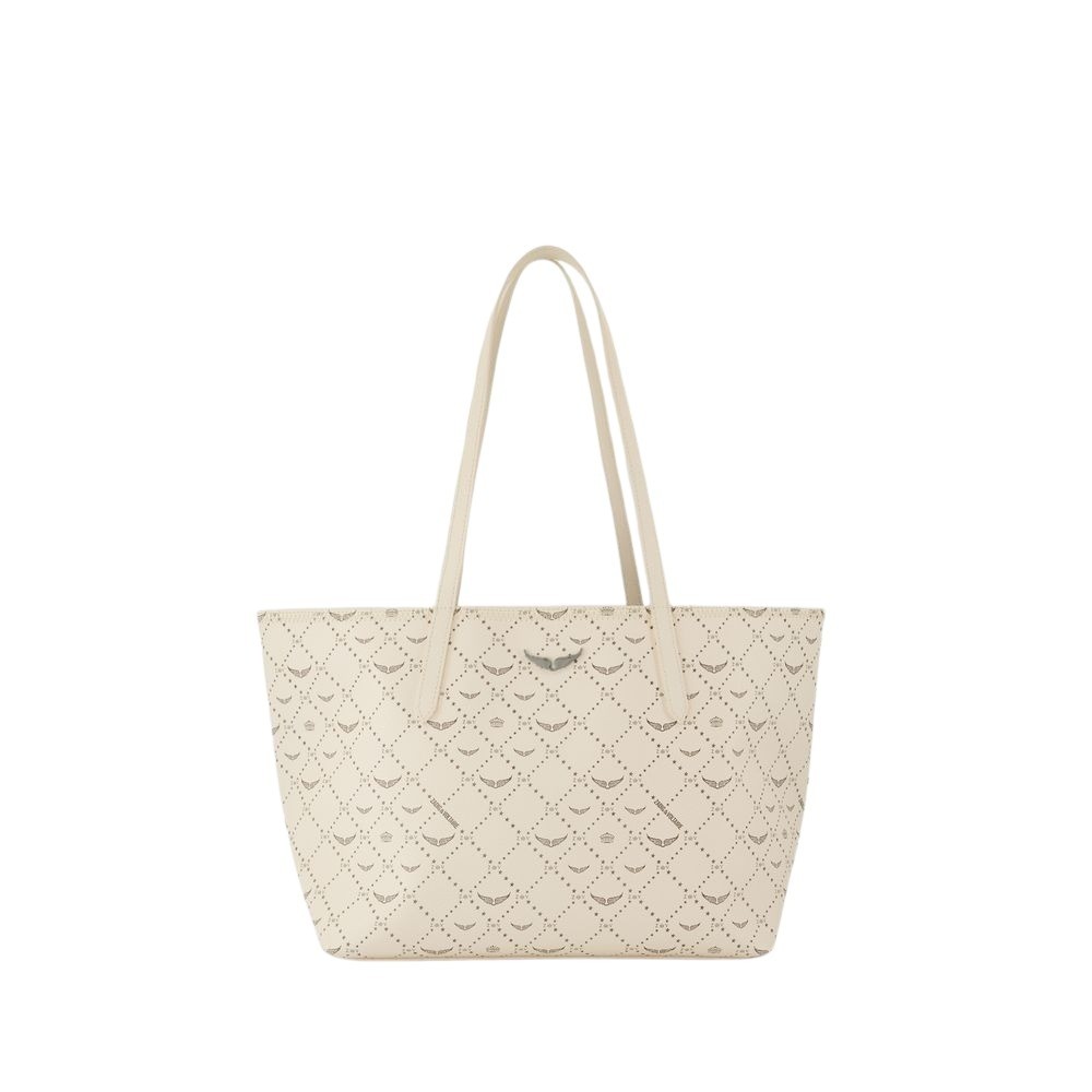 Zadig & Voltaire Z Shopper Monogram Shopper Bag - Synthetic - White In White