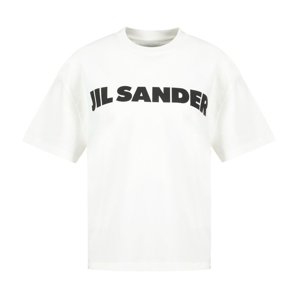 Jil Sander Cn Ss T-shirt - Cotton - White In White
