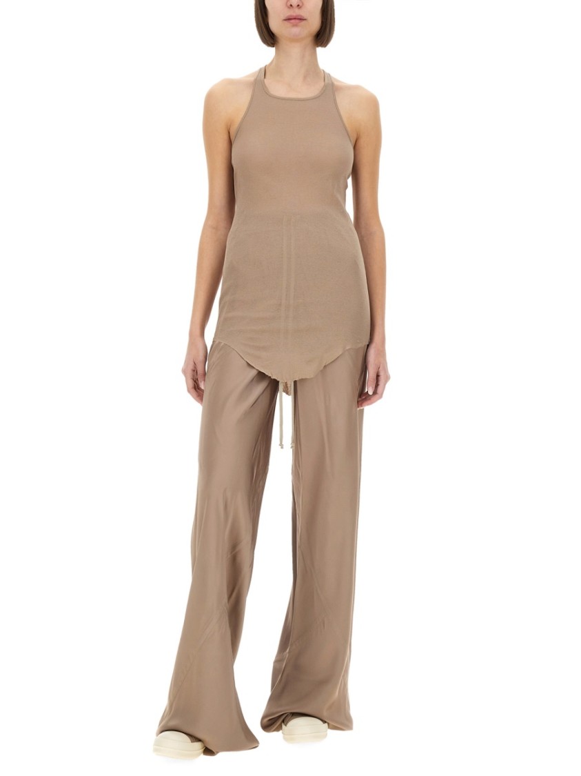 Rick Owens Women Wide Leg Pants In Neutrals