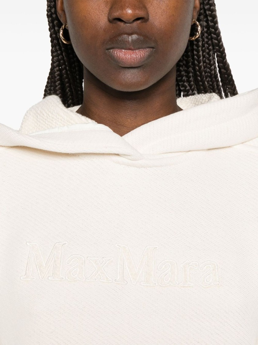 Max Mara Hooded Oversized Knitwear Ribbed Cuffs