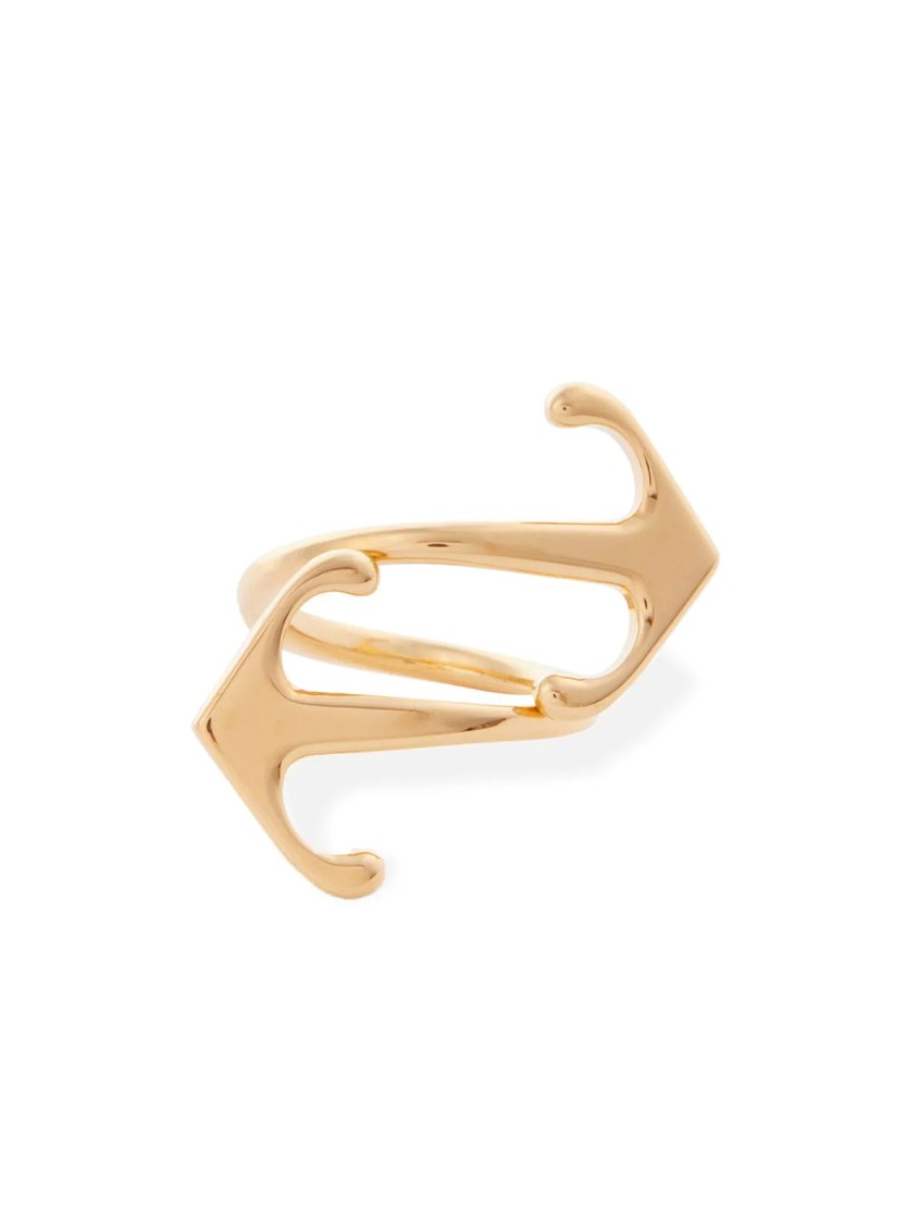 Off-white Mono Arrow Logo Ring