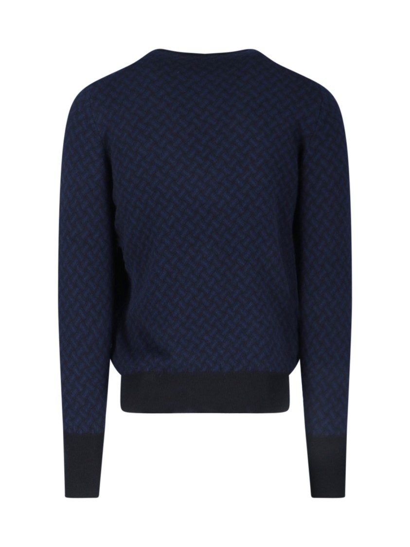 Drumohr Cashmere Sweater In Blue
