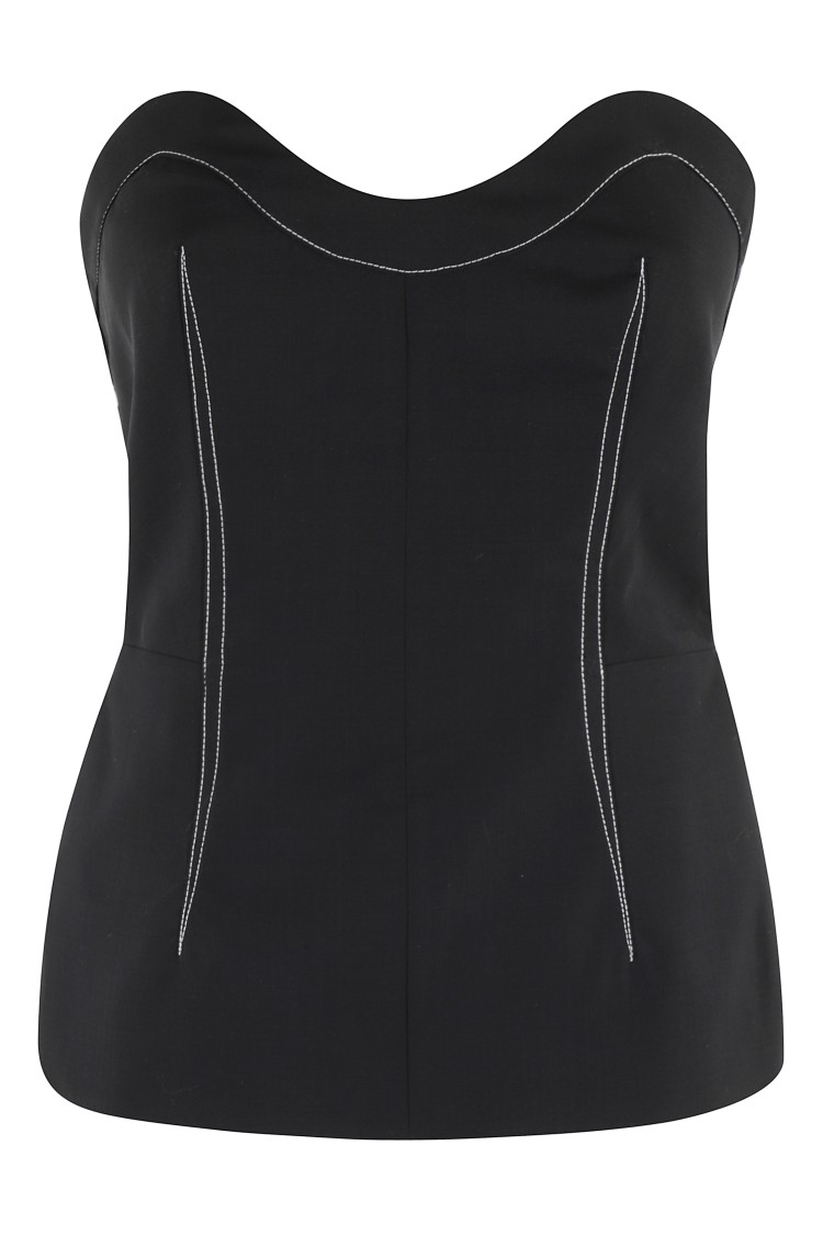 Shop Philosophy Di Lorenzo Serafini Sweetheart Neckline Top