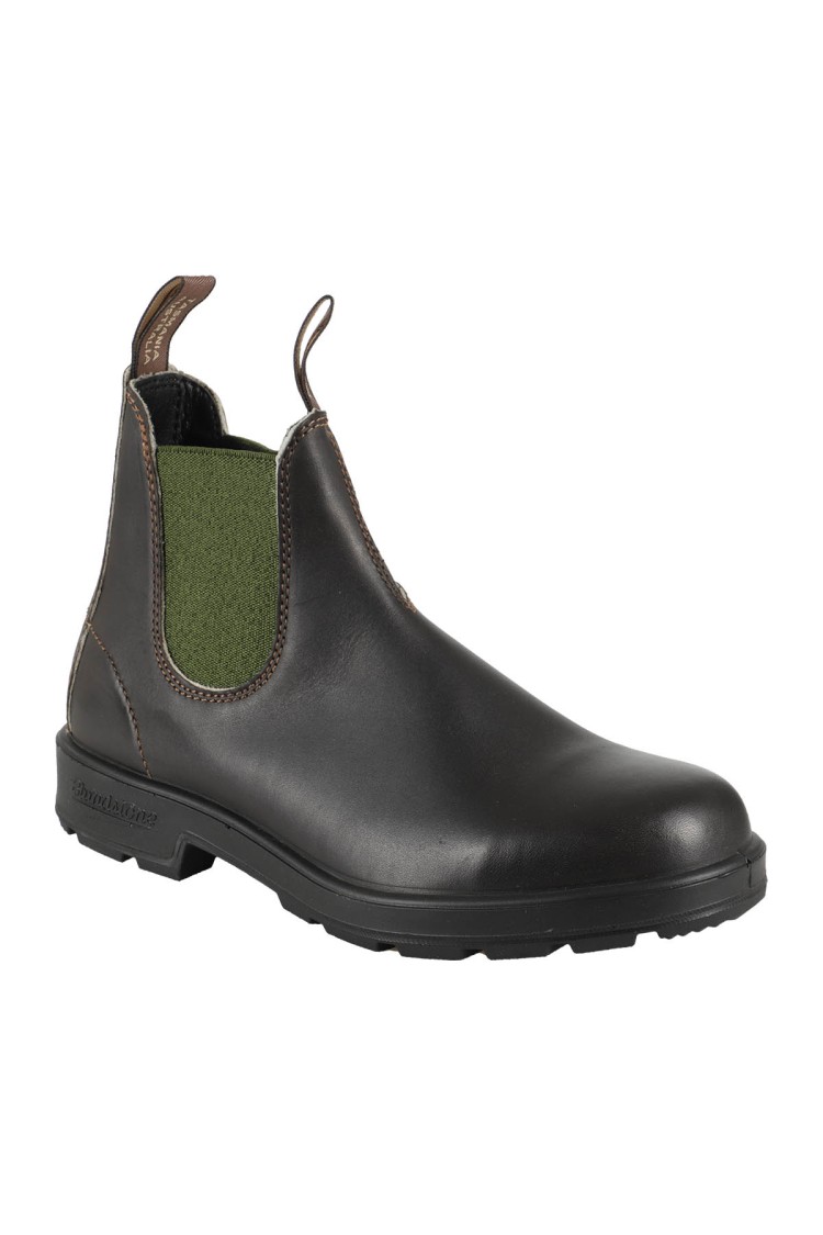 Blundstone Original 519 Chealsea Boots Mens 4.5 Stout Brown Leather Ankle Khd628 In Black