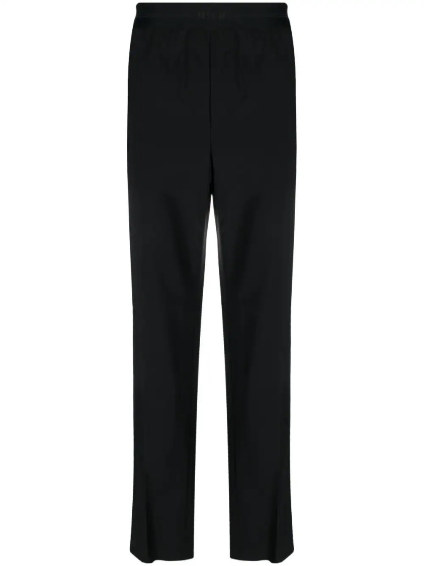 Msgm Versatile Trousers For The Modern Man In Black