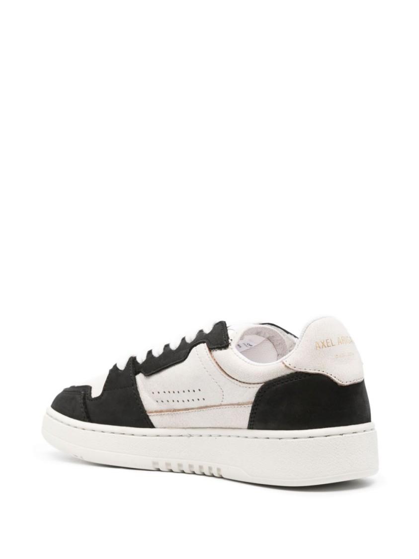 Axel Arigato White Black Round Toe Sneakers In Neutrals