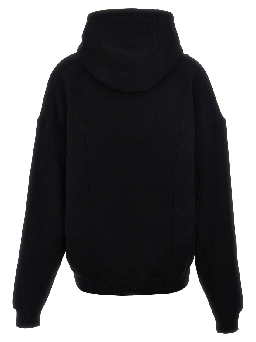 Saint Laurent 'camionneur Molleton' Hoodie In Black