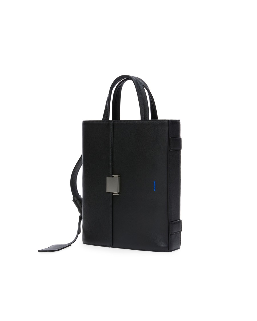 Adererror Structured Grained Leather Tote Bag