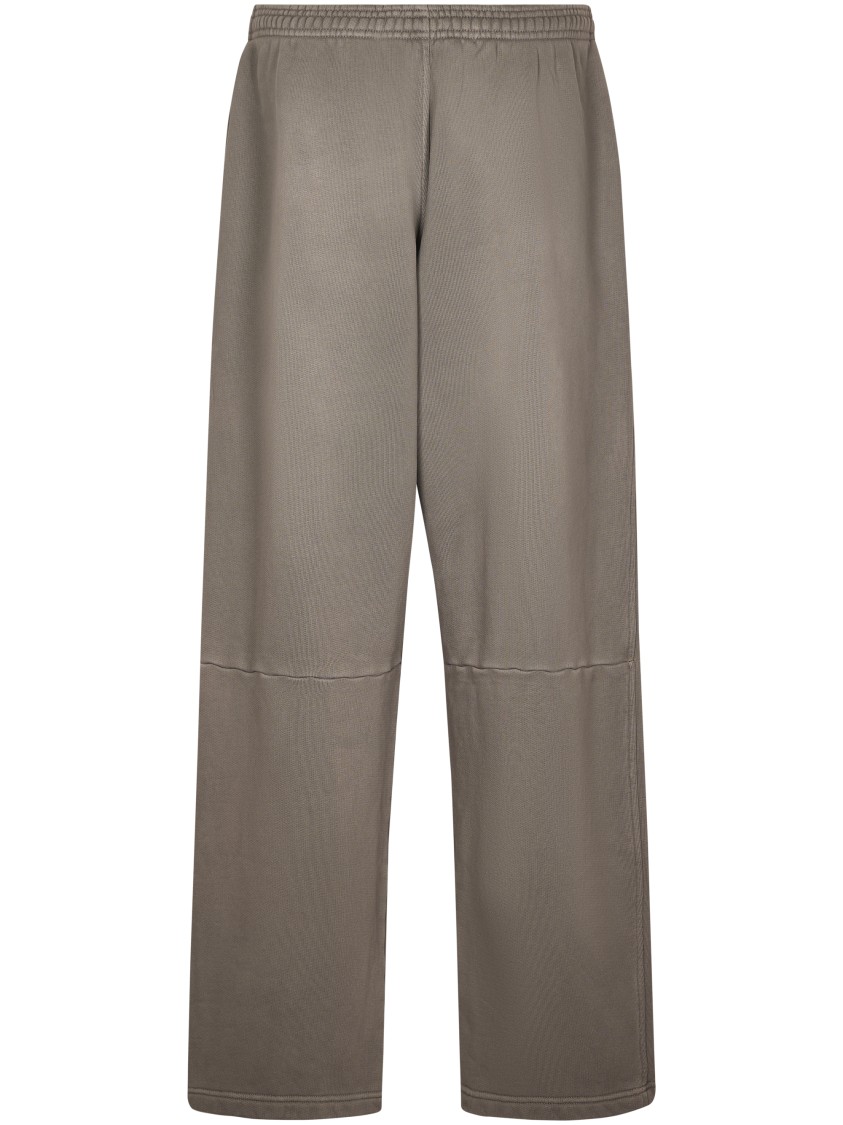Alexander Wang Relaxed Fit Articulated Leg Trousers With Drawstring Waistband In Green