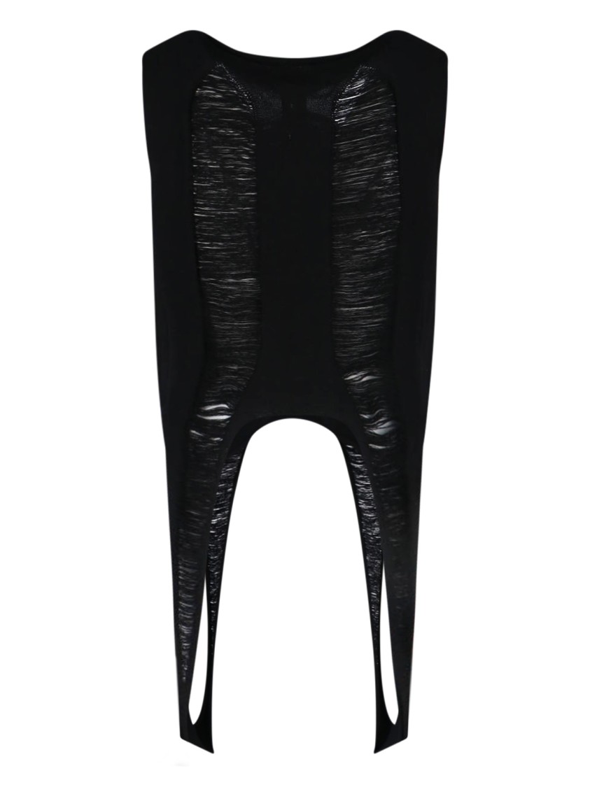 Rick Owens Virgin Wool Crop Top