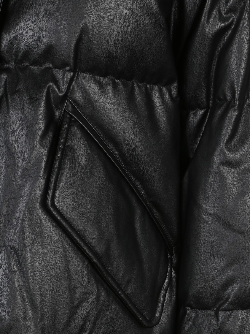 Mm6 Maison Margiela Mm6 By Maison Margiela Oversized Black Sports Jacket With Double-zipper Closure In Black