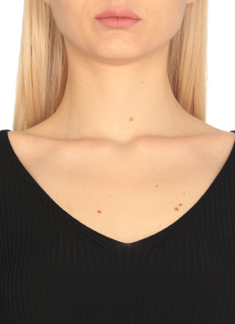 Shop D Exterior D. Exterior Black Viscose Sweater