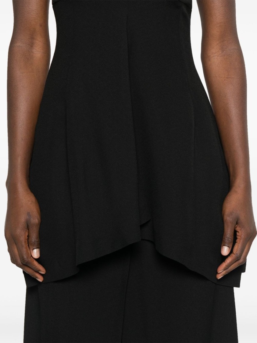 Carven Sweetheart Neckline Top With Concealed Zip