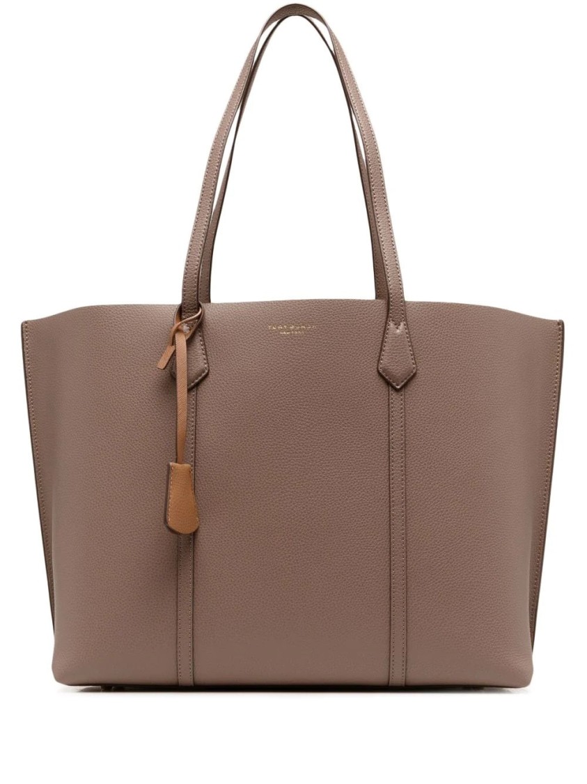 Tory Burch Perry Triple-compartment Tote In Brown