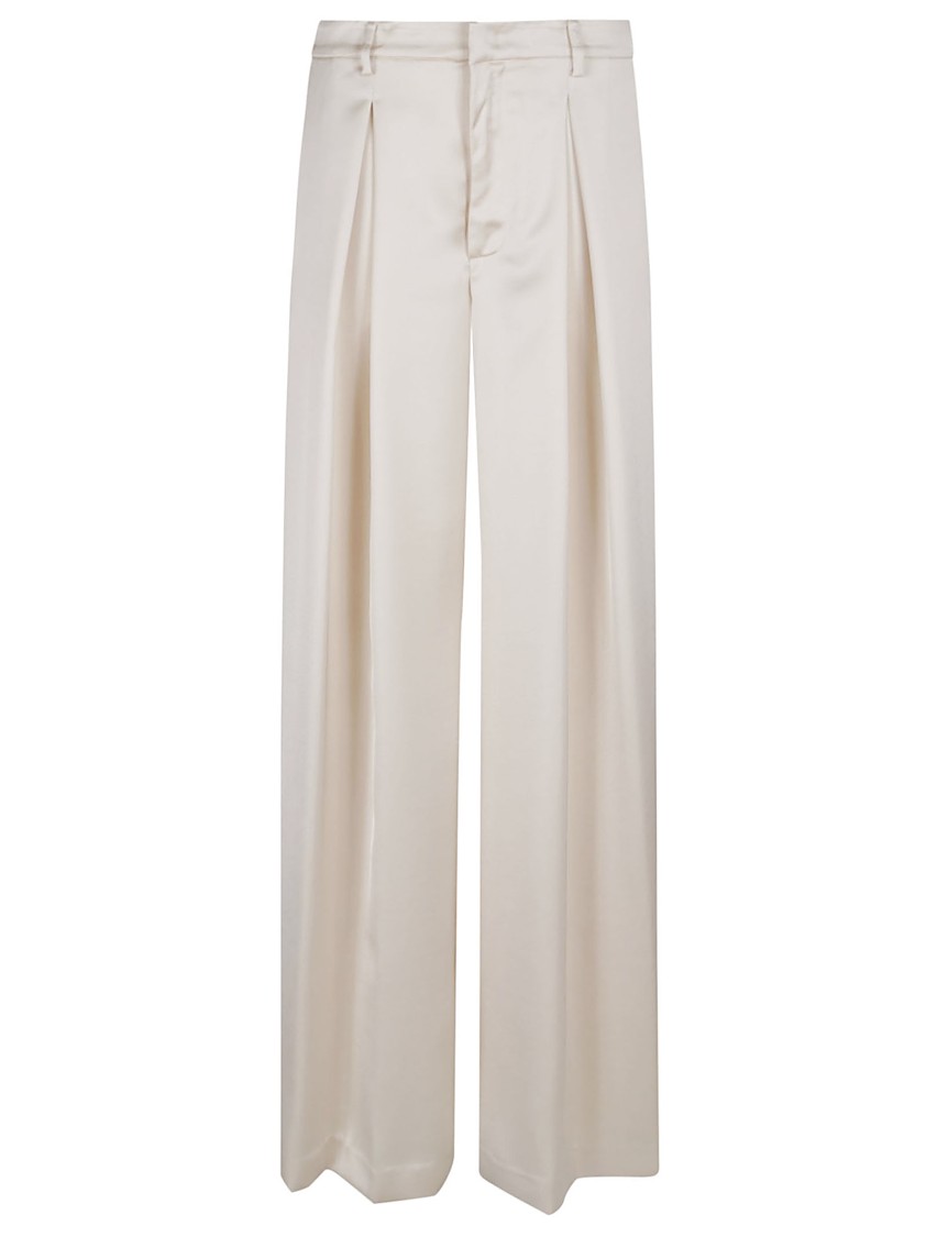 The Andamane Wide-leg Tailored Trousers With Sharp Front Pleats