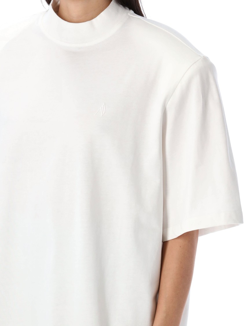 Shop Attico The Kylie Oversized T-shirt In White