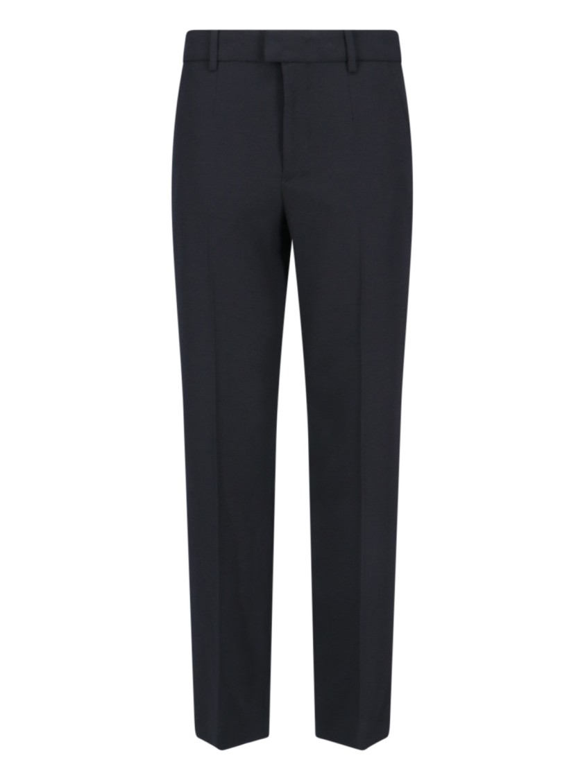 ISABEL MARANT ISABEL MARANT STRAIGHT TROUSERS IN BLACK STRETCH