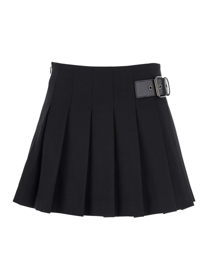 Dunst Black Skirt With Adjustable Side Belt