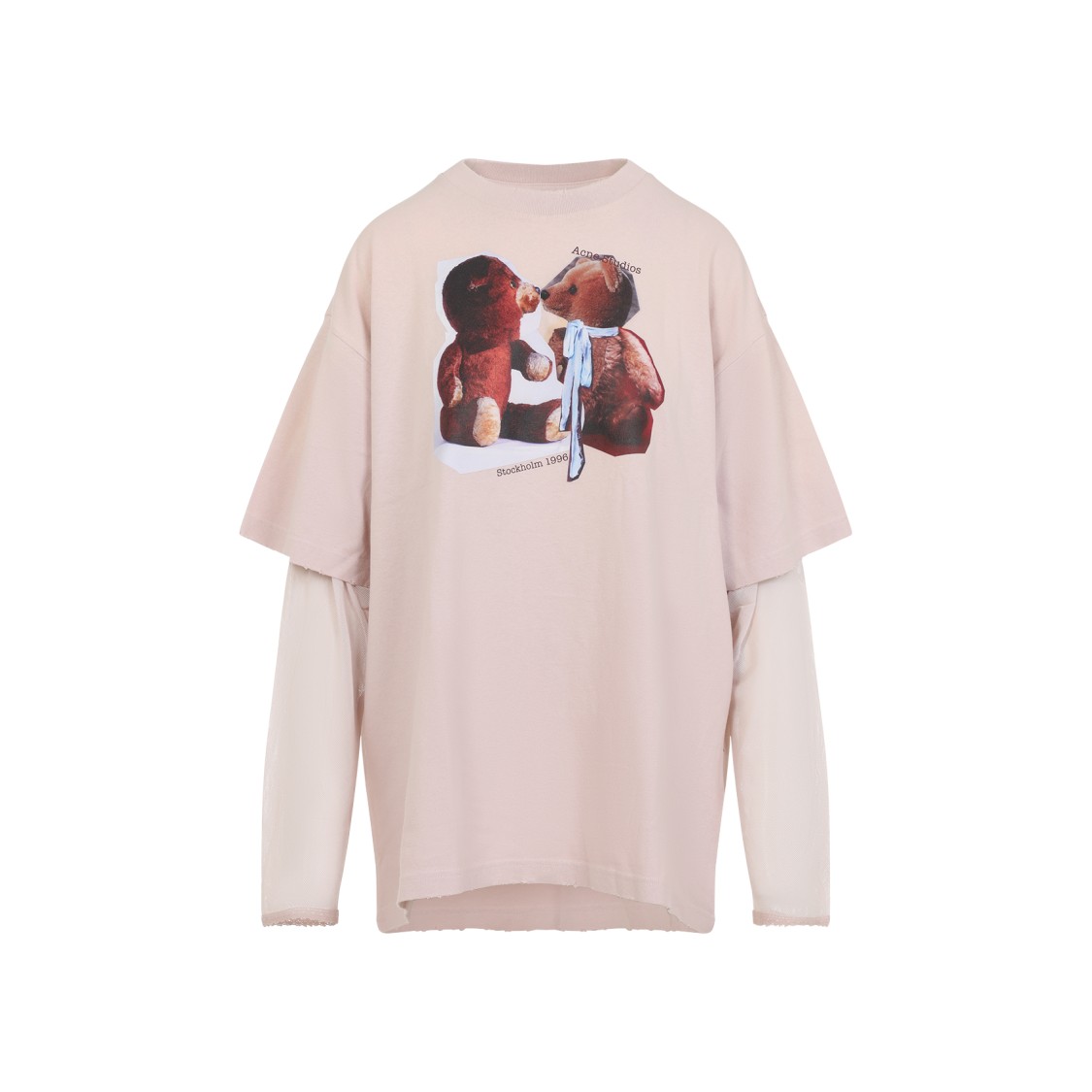 Acne Studios Oversized Cotton T-shirt In White