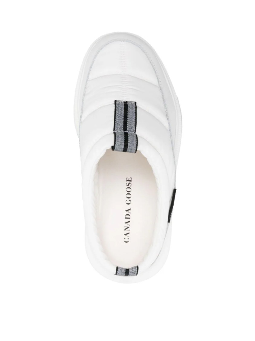 Canada Goose Cypress Puffer Mules In White