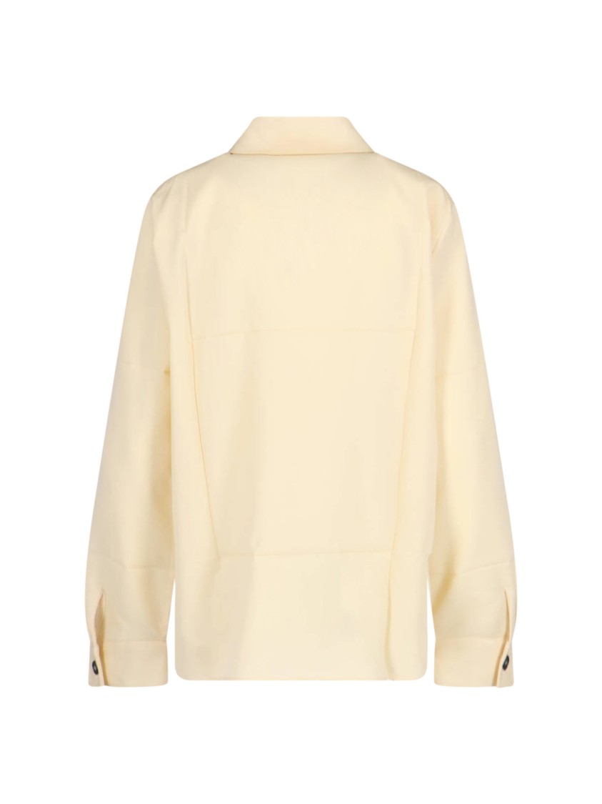 Jil Sander "coach Jacket With Logo Print"