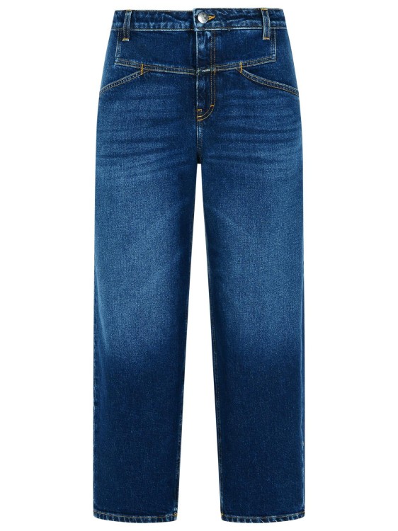 デニム・ジーパン Closed Stover-X' Blue Cotton Jeans Closed Organic Cotton Stover-X Jeans in Mid Blue | Santa Fe