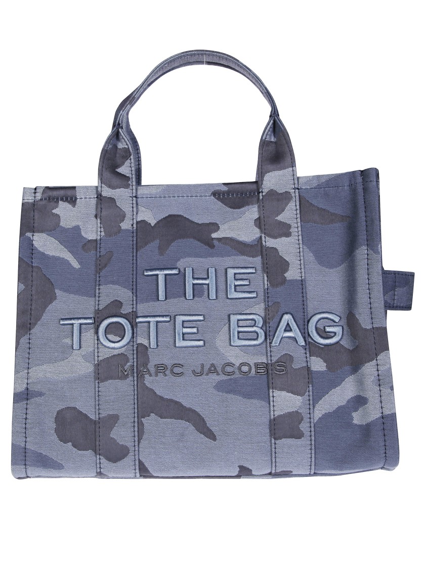 Marc Jacobs Medium Tote Bag Camouflage In Blue