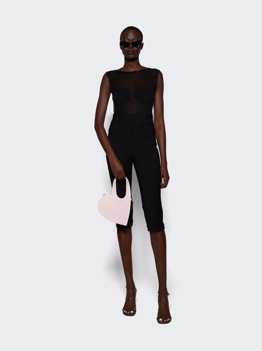 Shop Jacquemus Platano Bodysuit Black