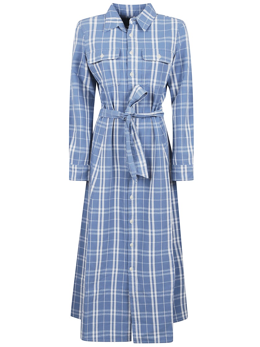 Polo Ralph Lauren Ls Stphne Dr-long Sleeve-day Dress