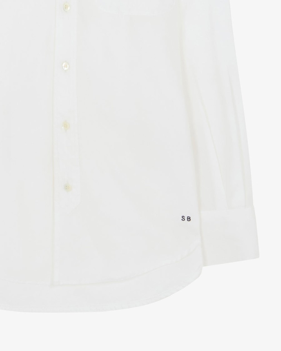 Serena Bute Johnny Fitted Shirt - White In Grey