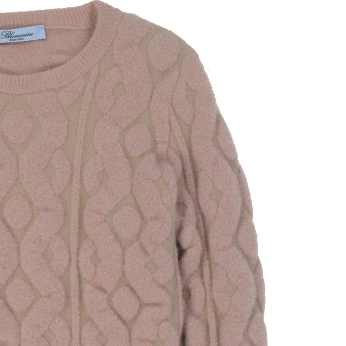 Blumarine Wool Blend Sweater In Pink