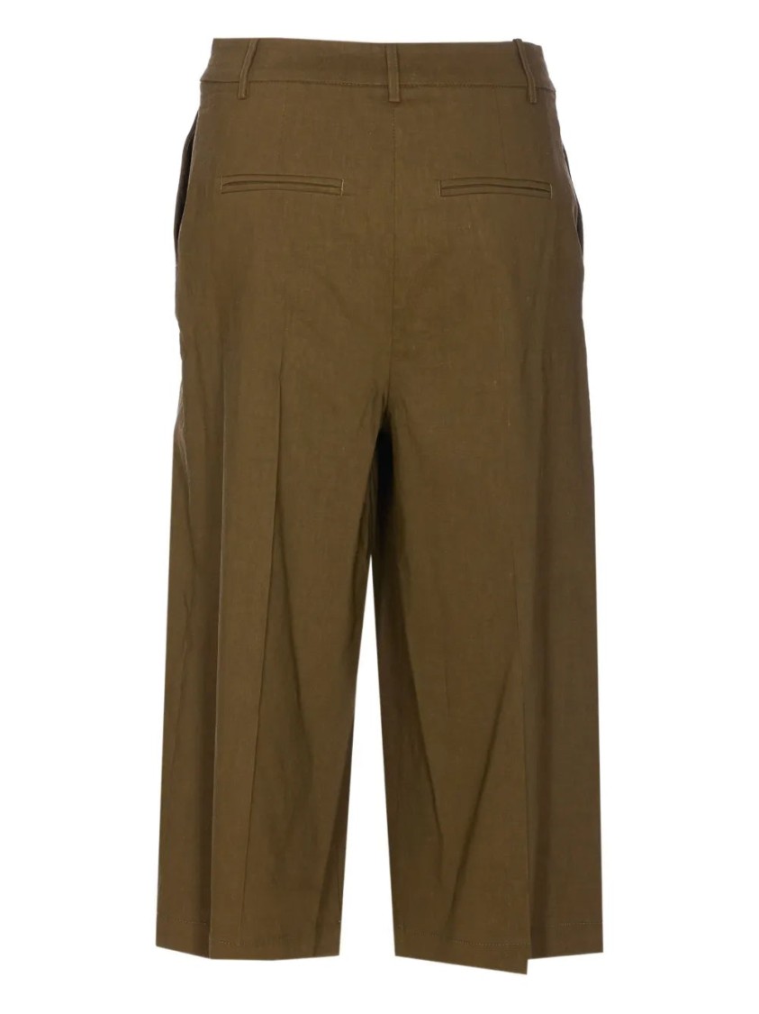 Pinko Bermuda Large En Lin In Brown