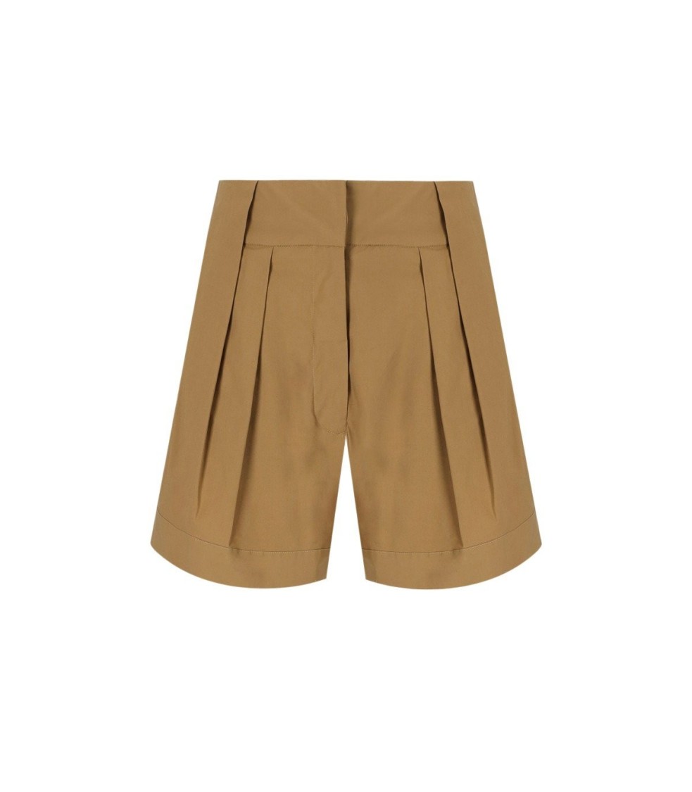 FEDERICA TOSI FEDERICA TOSI CLASSIC KHAKI SHORTS