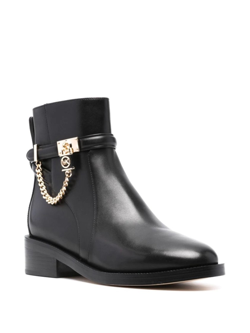 Michael Kors Hamilton Flat Bootie In Black