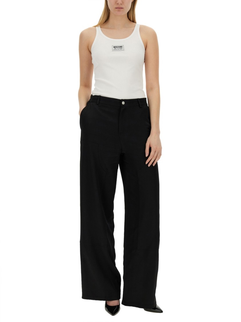 MOSCHINO MOSCHINO WIDE LEG PANTS