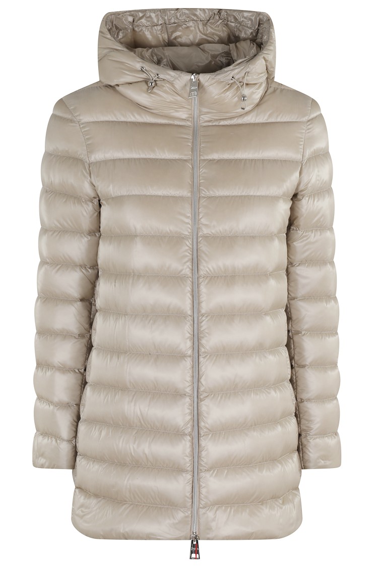 Herno A-shape Down Jacket In Gray