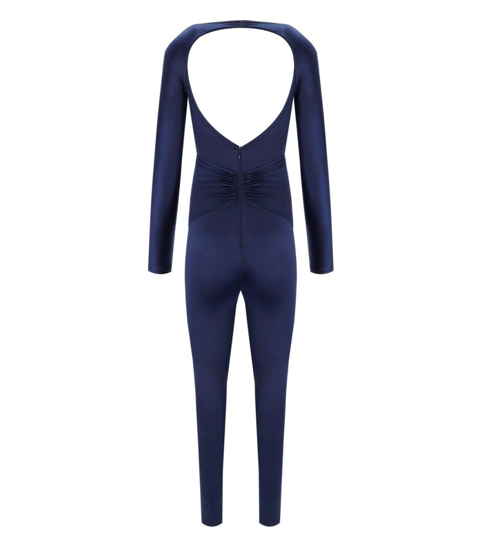 Elisabetta Franchi Oltremare Jumpsuit With Maxi Bow
