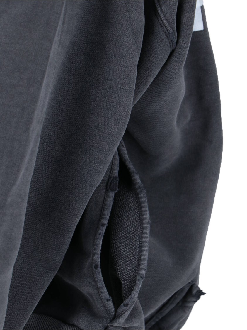 Shop Balenciaga "tape Type" Hoodie – Olive Green