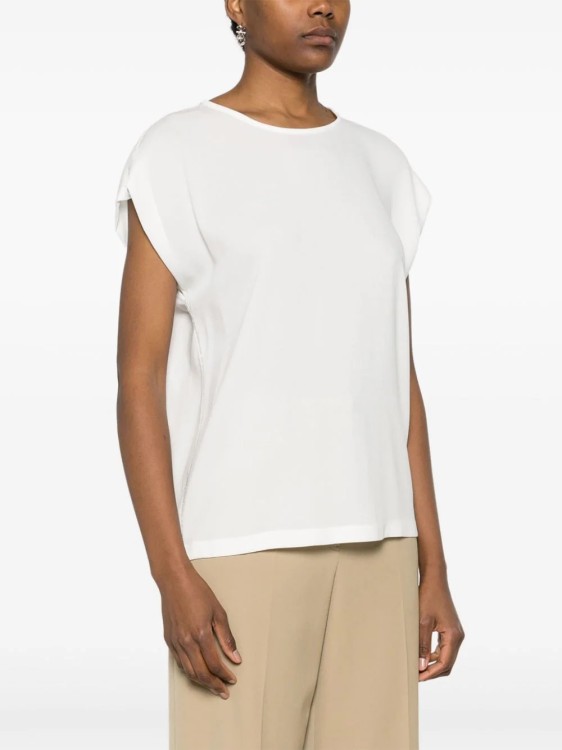Tシャツ・カットソー Fabiana Filippi Elegant Cap Sleeve Top Fabiana Filippi Elegant Cap Sleeve Top T-Shirt | THE LIST