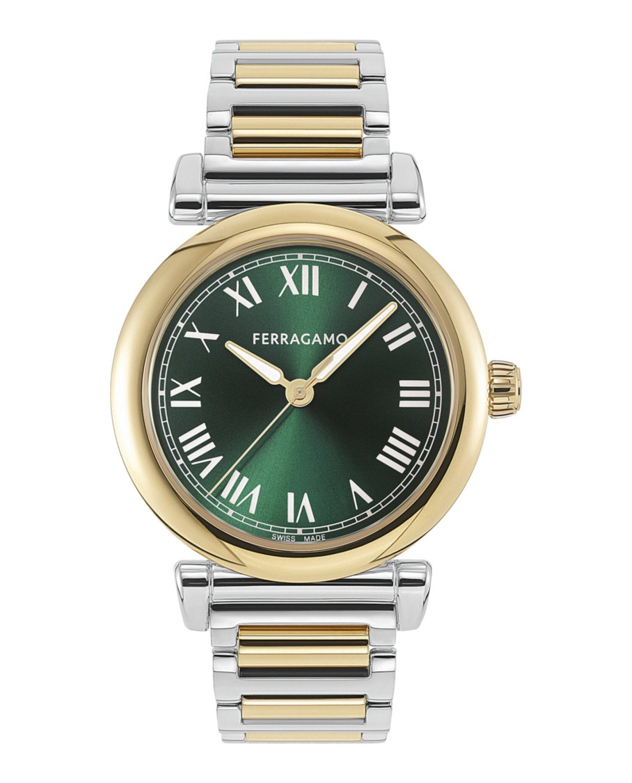 Ferragamo Allure Bracelet Watch In Gold