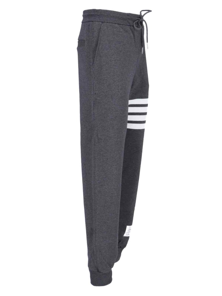 Thom Browne 4-bar Track Pants In Gray