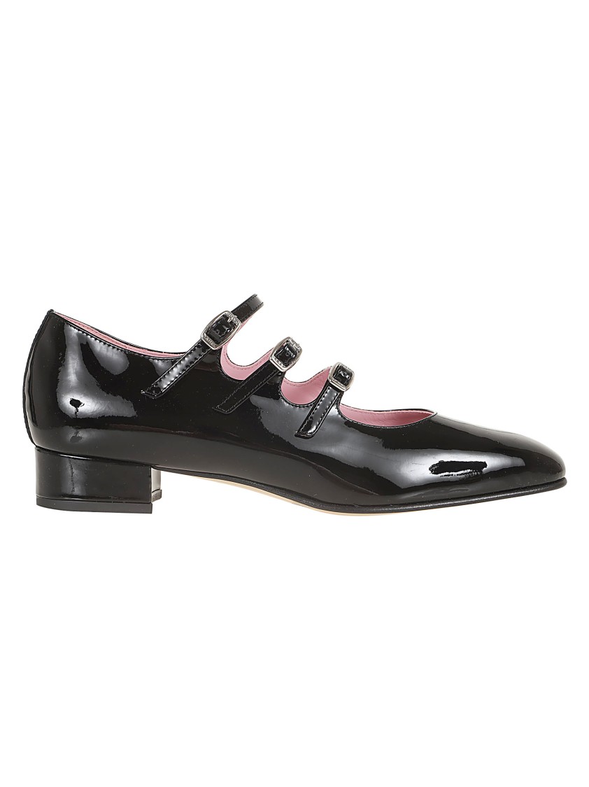 CAREL PARIS CAREL PARIS TIMELESS MARY JANE WITH ADJUSTABLE STRAPS AND LOW HEEL