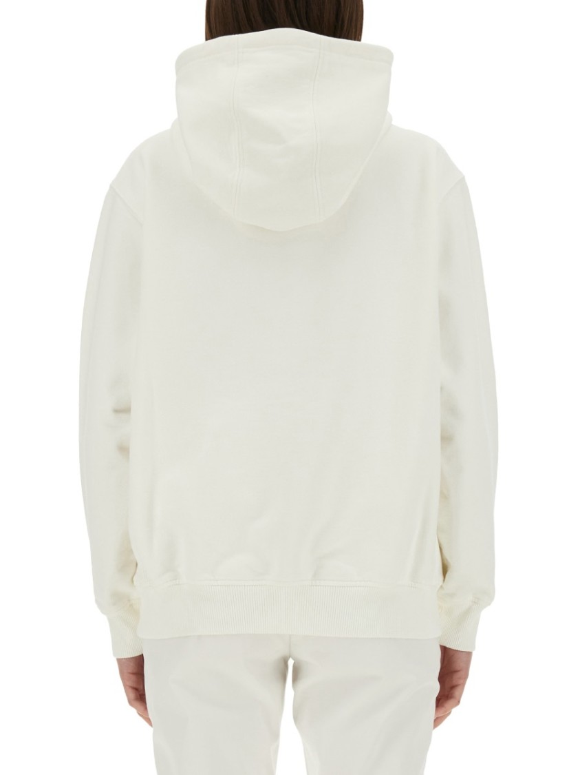 Casablanca Knitwear Hood Embroidered Detail In Neutral