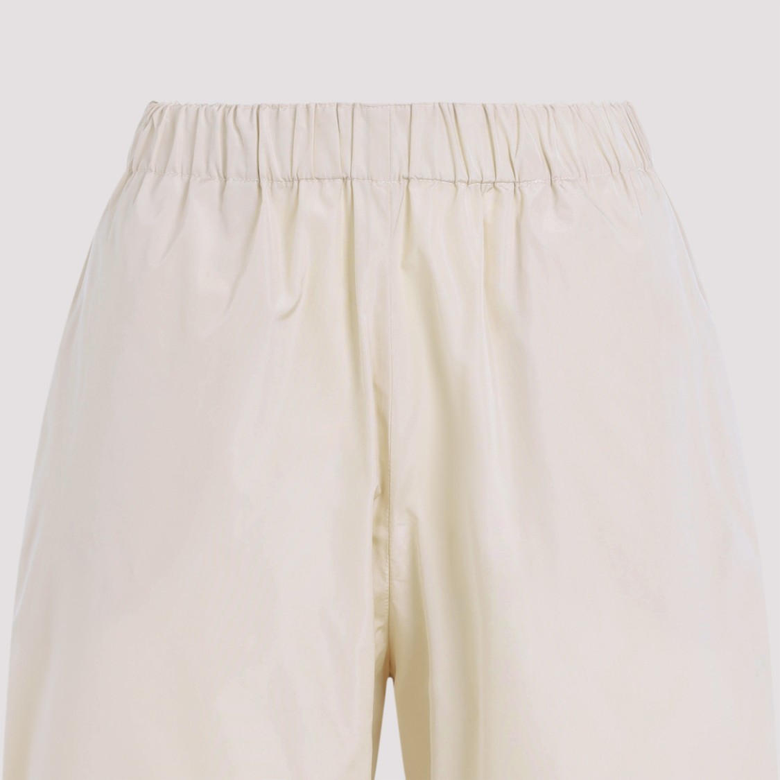 Fabiana Filippi Drawstring Straight-leg Pants In Neutrals