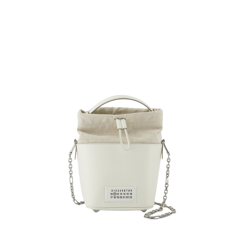 Maison Margiela 5Ac Small Hobo Bag - White - Leather