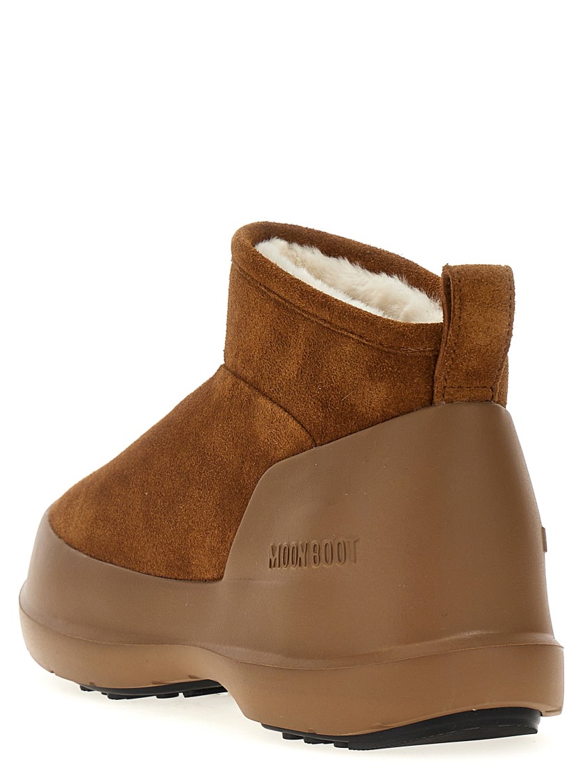 Moon Boot Luna Low Boots And Ankle Boots Brown In Brown