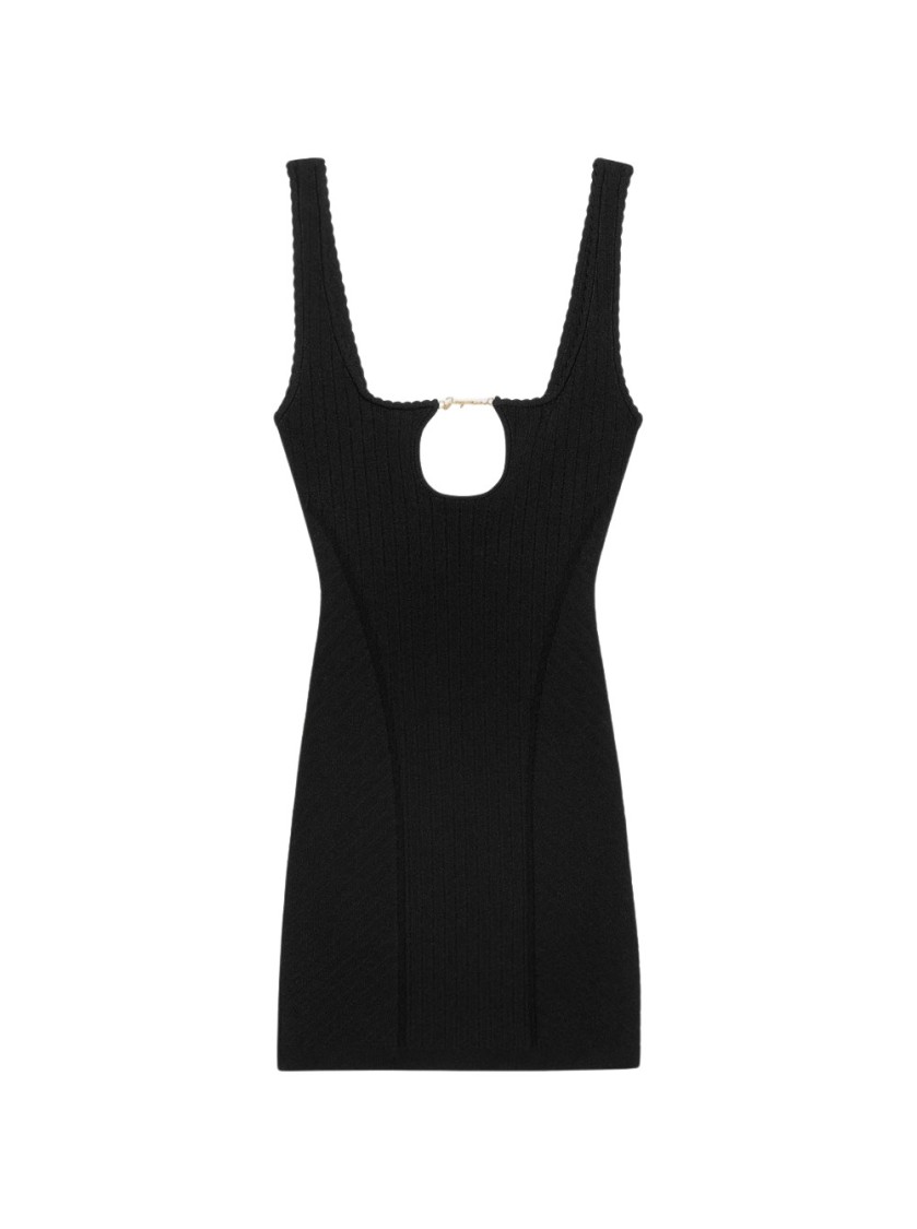 Jacquemus La Mini Robe Sierra Dress In Black