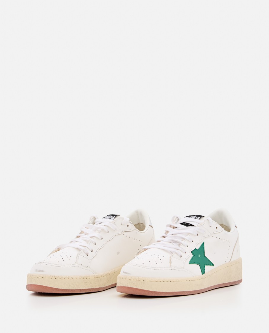 Shop Golden Goose Ball Star Sneakers In White