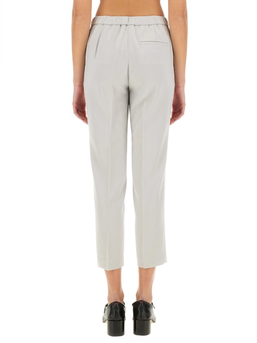 Theory Regular Fit Pants Size 6 In Grey